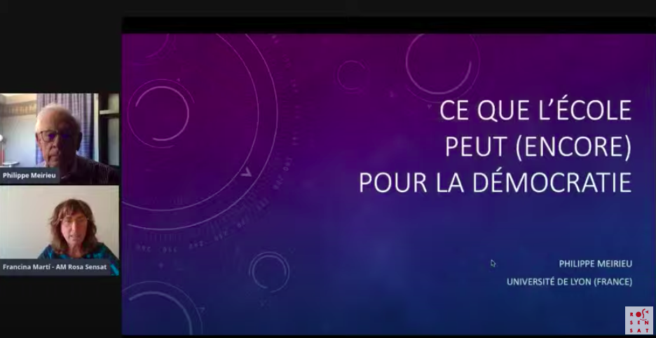 L'escola per la democràcia segons el pensament pedagògic de Philippe Meirieu