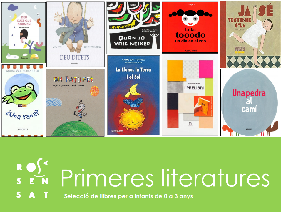 Primeres literatures: selecció de llibres per a infants de 0 a 3 anys