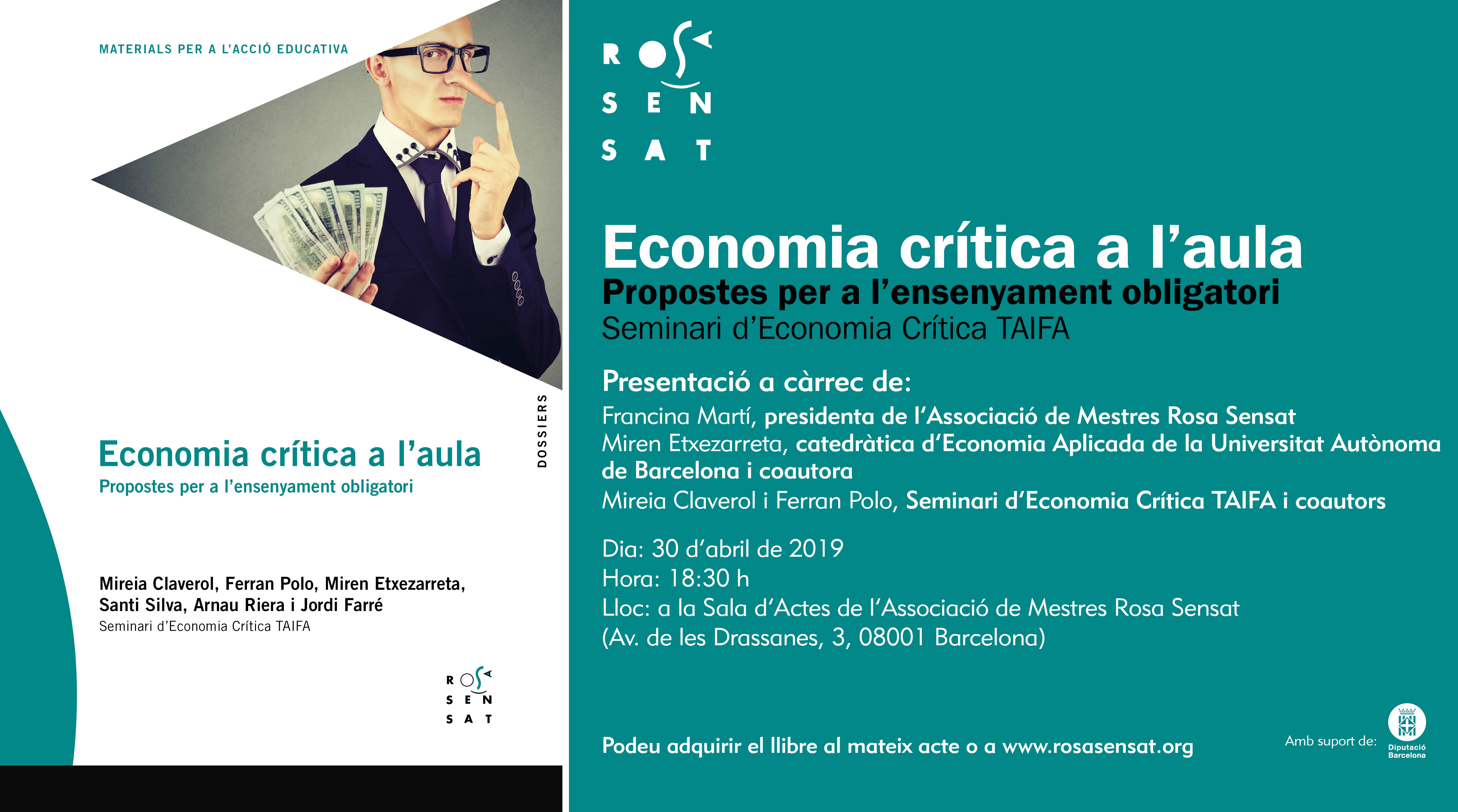 Presentació: Economia crítica a l'aula, del Seminari Taifa