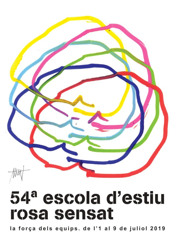 Frederic Amat signa el cartell de la 54ª Escola d'Estiu