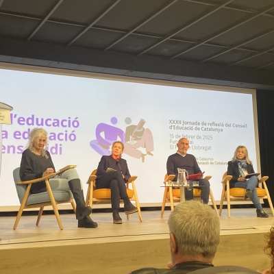 L’Associació de Mestres Rosa Sensat participa en la XXXII Jornada de reflexió del Consell d’Educació de Catalunya
