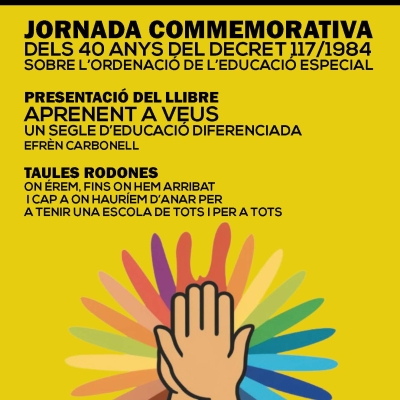 [25 maig] Jornada commemorativa dels 40 anys del Decret 117/1984