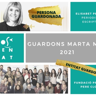 Guardons Marta Mata 2021: entitat i persona guardonades