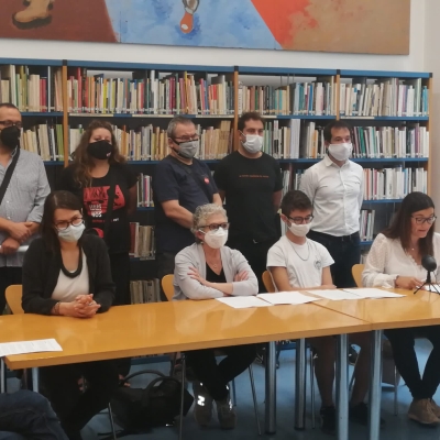 Lectura reivindicacions del Marc Unitari de la Comunitat Educativa (MUCE)