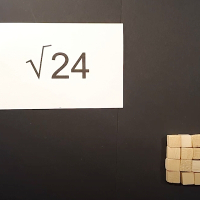 Vídeo 8: Noció experimental d'arrel quadrada amb reglets