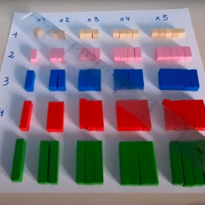 Vídeo 4: Multiplicació amb reglets I