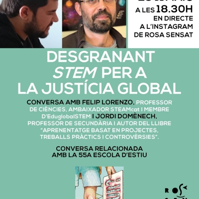 Conversa: Desgranant STEM per a la Justícia Global. [28 de maig]
