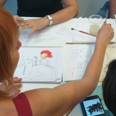 Treball en equip per revisar una llegenda