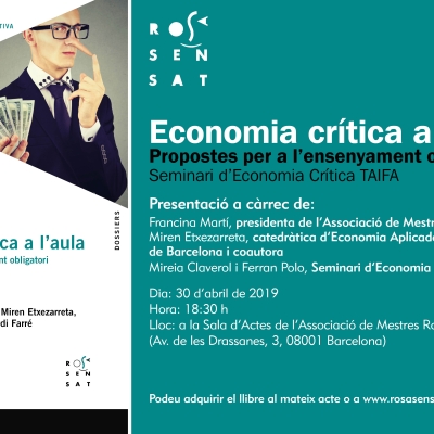 Presentació: Economia crítica a l'aula, del Seminari Taifa