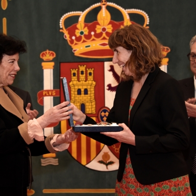 Rosa Sensat rep la Placa d'Honor de l'Orde Civil d'Alfons X El Savi