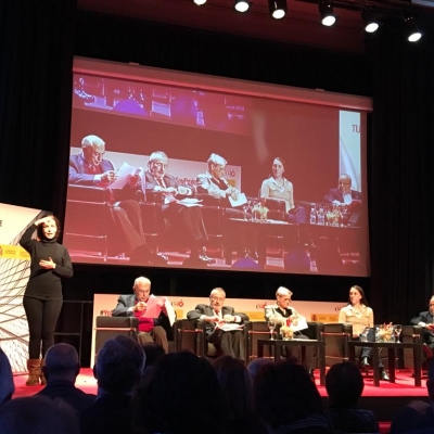 Rosa Sensat ha participat al fòrum de debat educatiu estatal