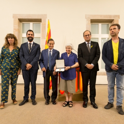 Medalla d'Honor del Parlament a Rosa Sensat